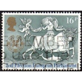 1984 25 Anniv CEPT & 2nd Euro Elections 16p, Value. Europa. Fine |Used