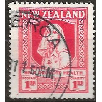 New Zealand 1929 SG545 1d + 1d Scarlet HEALTH Stamp “Help Promote Health” F/U ..