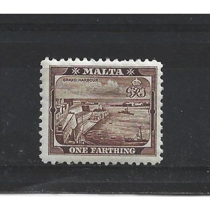 Malta.SG217 1/4d Grand Harbour,Valletta.Mounted Mint.Apr25f