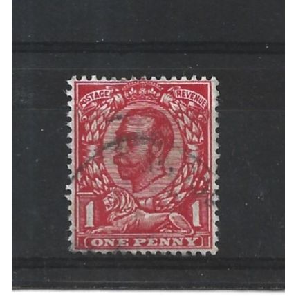 GB.SG341 1d Scarlet.Fine Used.Jun25i