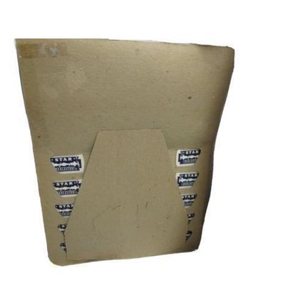 1950's New Sealected Star Double Edge Cardboard Advertising Store Display