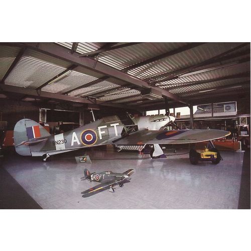 Aviation Postcard Hawker Hurricane Mk.IIc Aircraft LF751 RAF Manston Museum