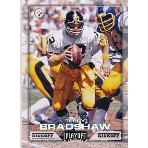 2016 Panini Playoff Football Kickoff Parallel 196 Terry Bradshaw Steelers 33/199