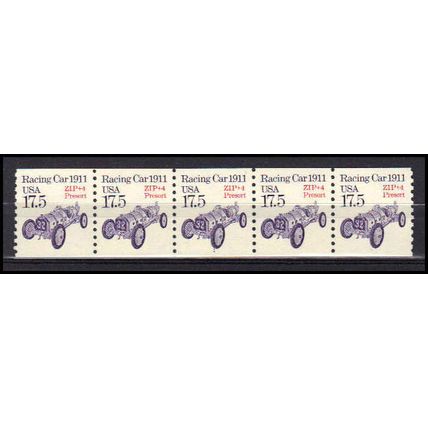 2262a 17.5c Race Car Very Fine MNH Dry Gum PNC 1/5 X1004