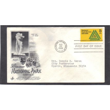 FDC Art Craft 1314 5c National Parks (Cachet-Typed/A) CV40760