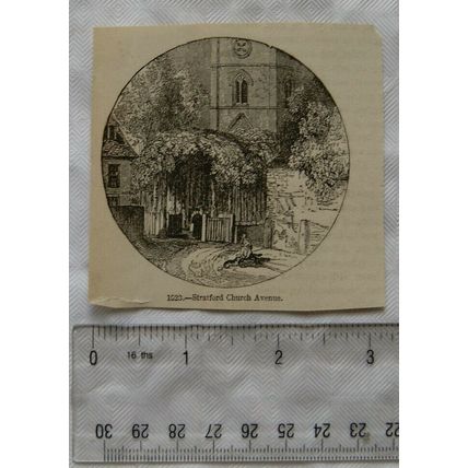 1860s engraving - Stratford Church Avenue