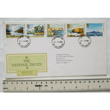 1981 Post Office first day cover The National Trusts