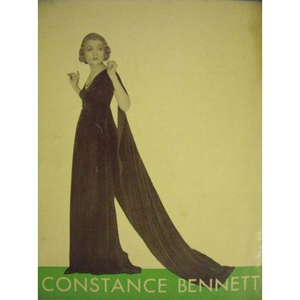 THE LIFE STORY OF CONSTANCE BENNETT 1930s MOVIE STAR RARE ILLUSTRATED FAN BIO