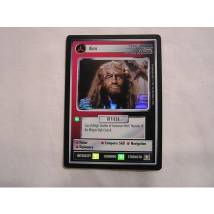 Kurn 2000 Decipher Star Trek CCG RELECTIONS FOIL VERY RARE FOIL