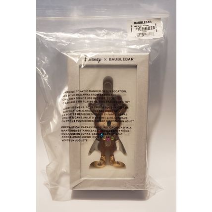 BAUBLEBAR DISNEY MICKEY REINDEER SPARKLE CHRISTMAS BAG CHARM KEYCHAIN~NEW~