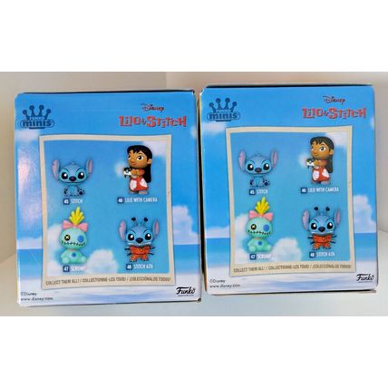 Lilo with Camera, Scrump - Funco Minis - #46, #47 - (2) Figures - FAST SHIP!