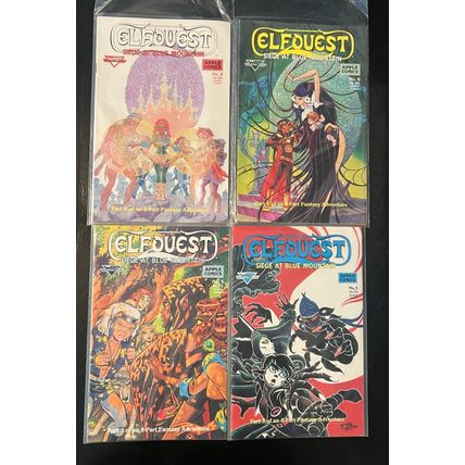 Elf Quest Siege at Blue Mountain 2, 3, 5, 6, 8 Apple Comics ZAYIX COMICS