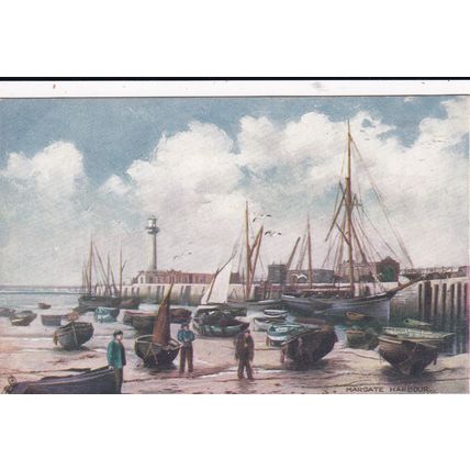 E 91 MARGATE HARBOUR . TUCK OILETTE
