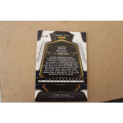 2023 panin baseball new york mets select mike piazza card#110