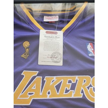 Kobe Bryant #24 Los Angeles Lakers Jersey with 5 Signatures
