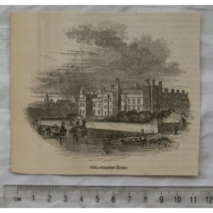 1860s engraving - Somerset House
