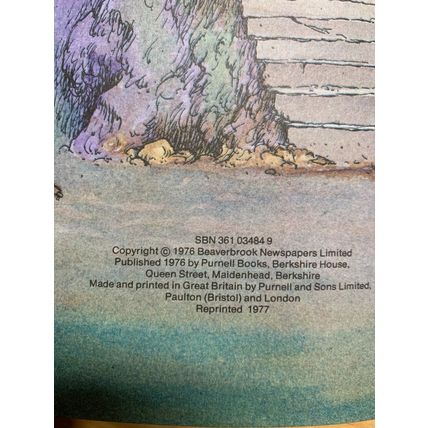 1977 "RUPERT AND THE BLACK MOTH" RUPERT BEAR SMALL HARDBACK BOOK (P2)
