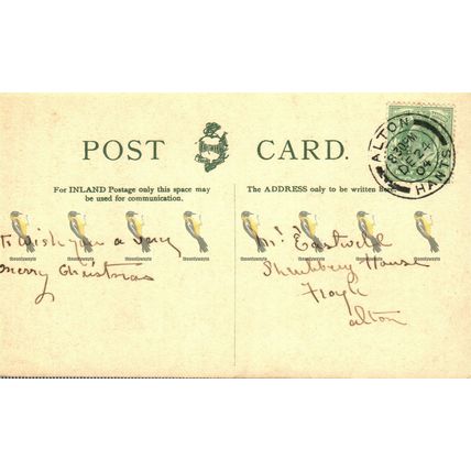 Houses Of Parliament, London, Rare Hartmann Postcard, 1904