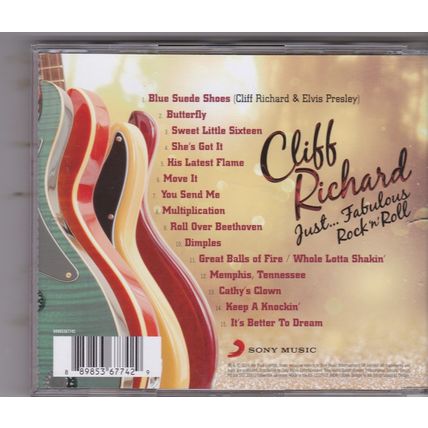 Cliff Richard : Just...Fabulous Rock 'n' Roll. (2016) CD Album