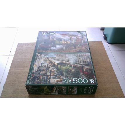 MAIL BY RAIL by Marcello Corti Jigsaw Puzzles (2 x 500 Piece SEE NOTES) 2020