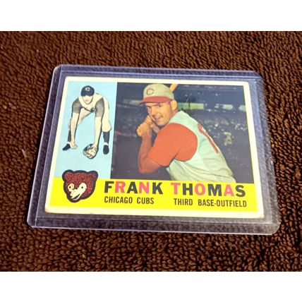 1960 Topps 95 Frank Thomas Chicago Cubs Third Base 5.0 FN Light Crease