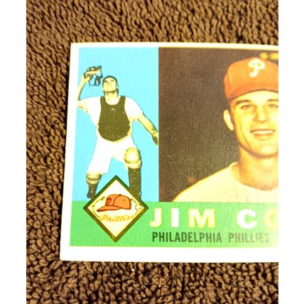 1960 Topps # 438 Jim Coker Catcher 6.0 EX/MT Or Better Shape Light Creases