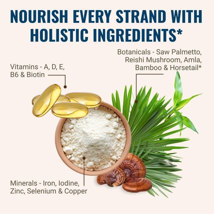 Hair La Vie Live Conscious Clinical Formula Hair Growth Vitamins for Women and M