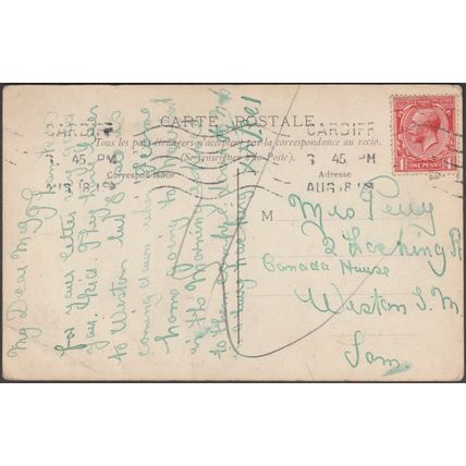 Jardin de l'Asile des Enfants, São Paulo, 1915 - CPA
