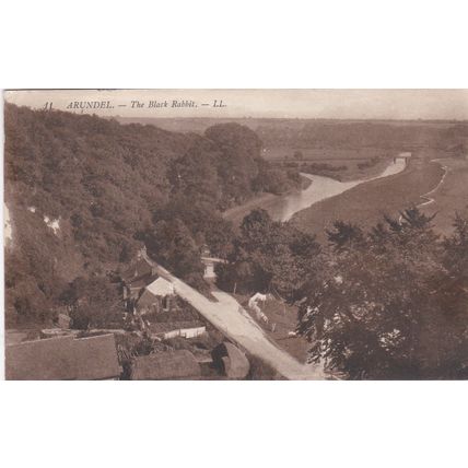 EC667 ARUNDEL - THE BLACK RABBIT .,LL PUBLISHED PRINTED POSTCARD
