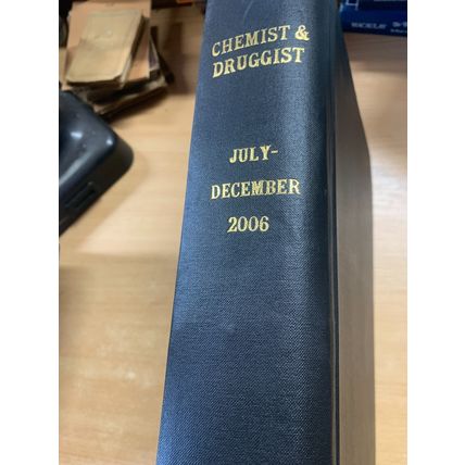 APOTHECARY "CHEMIST & D" PHARMACY BOUND MAGS JULY TO DEC 2006 3.5kg BOOK (EV4)