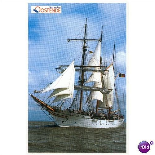 Belgium Postcard - "Mercator" Oostende voor Anker
