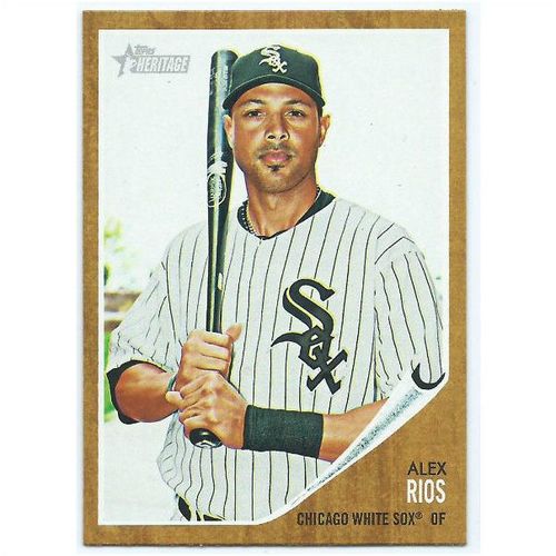 2011 Topps Heritage - #117 - Alex Rios