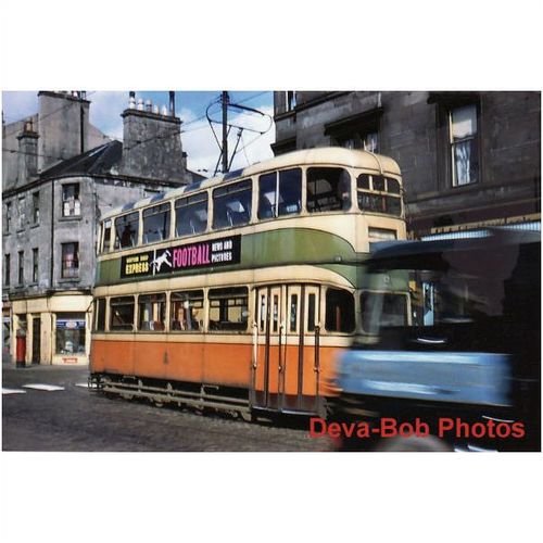 Tram Photo GLASGOW Corporation Tramways Coronation Cunarder Tramcar Car 1305