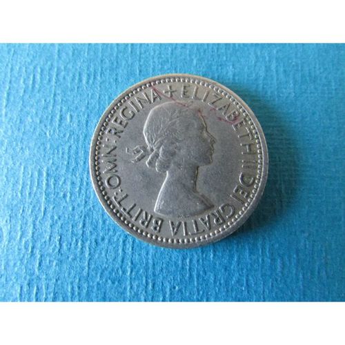 1953 QUEEN ELIZABETH II SCOTTISH SHIELD ONE SHILLING. FREE POST AAK