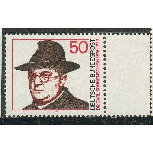 Germany 1976 - SG1784 - Birth Centenary Of Dr. Carl Sonnenschein (unused)