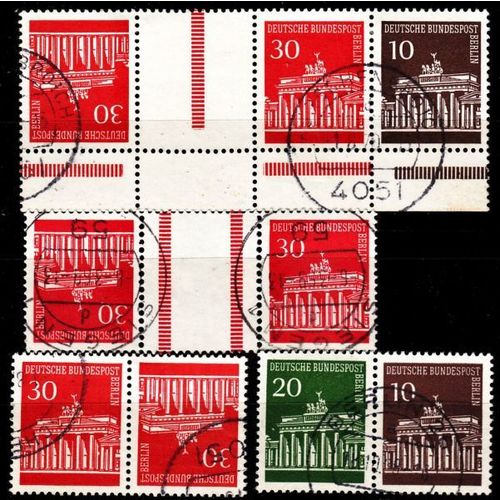 GERMANY BERLIN [12] Lot ( O/used ) Zusammendrucke