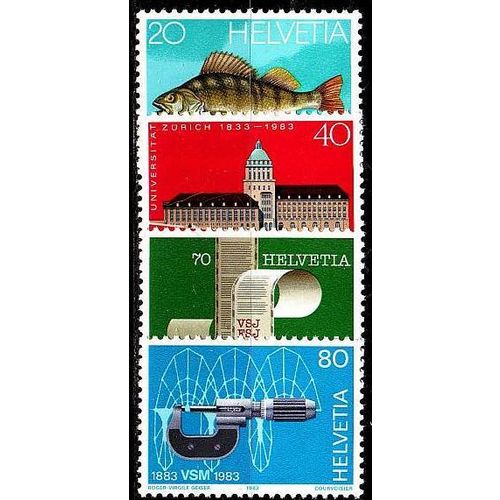 SCHWEIZ SWITZERLAND [1983] MiNr 1245-48 ( **/mnh )
