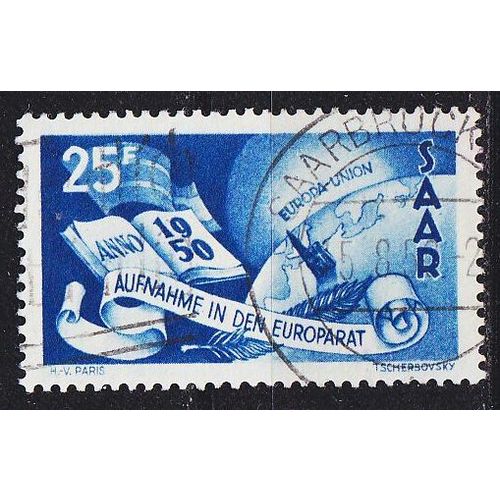 GERMANY Saar [1950] MiNr 0297 ( O/used )