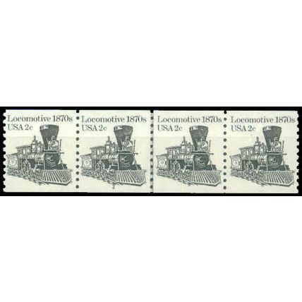 1897A 2c Locomotive Very Fine MNH Dry Gum PNC 4/4 P0274