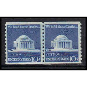1520 10c Jefferson Memorial Fine MNH CLP W1677