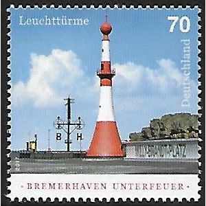 Germany (BRD) SG 4128: Bremerhaven Unterfeuer Lighthouse