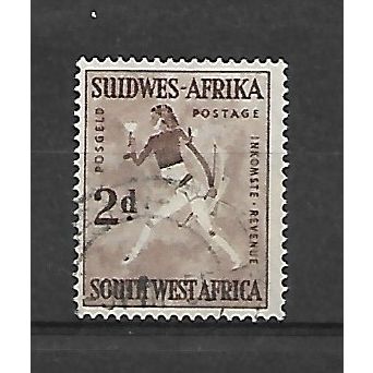SouthWestAfrica.SG155 2d "White Lady" (rock painting).Fine Used.May21h