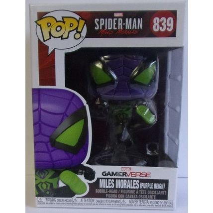 FUNKO ' SPIDER-MAN ' MILES MORALES (Purple Reign) figure (2021)