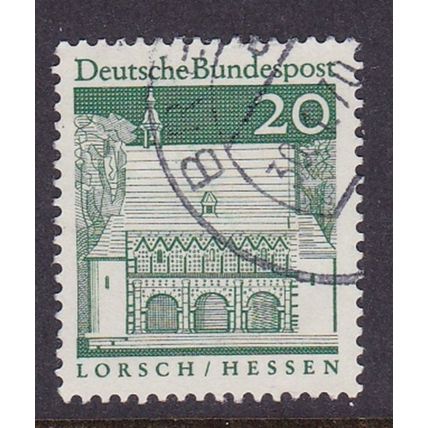 GERMANY 1964 ARCHITECTURE COLOURED BACKGROUND 20pf USED SG1369