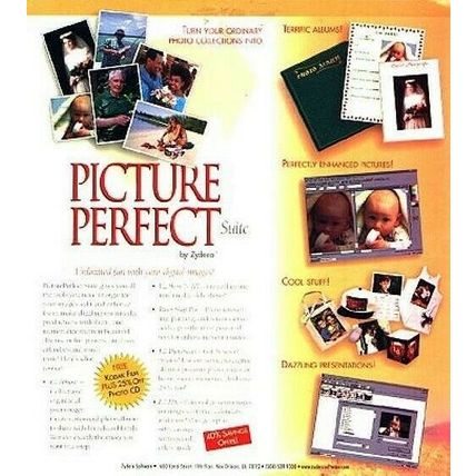 Picture Perfect Suite by Zydeco (PC-CD, 1998) Windows 95/98/NT -NEW CD in SLEEVE