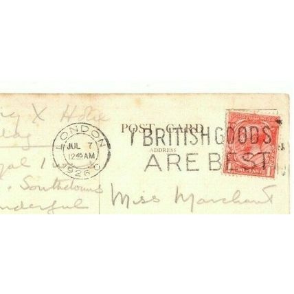 Wellington Arch & Entrance to Green Park + 1926 British Goods Are Best Postmark