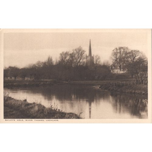 Vintage PC - Bailey's Hole, River Thames, Lechlade, Gloucestershire