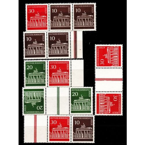 GERMANY BERLIN [11] Lot ( **/mnh ) Zusammendrucke