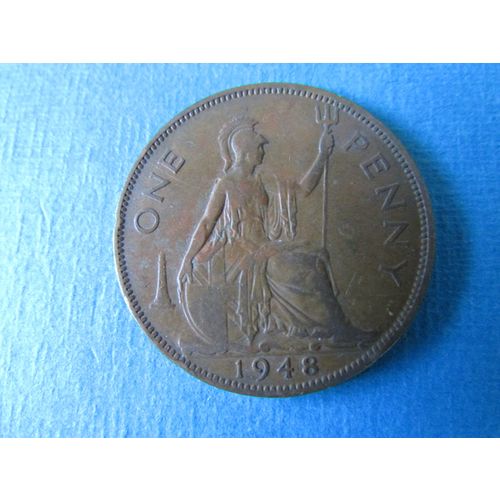 1948 GEORGE VI ONE PENNY FREE POST. (j) AAJ