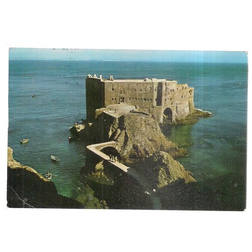FORTRESS OF ST. JOHN BAPTIST'S INN, PORTUGAL used postcard 1984 Postmark #